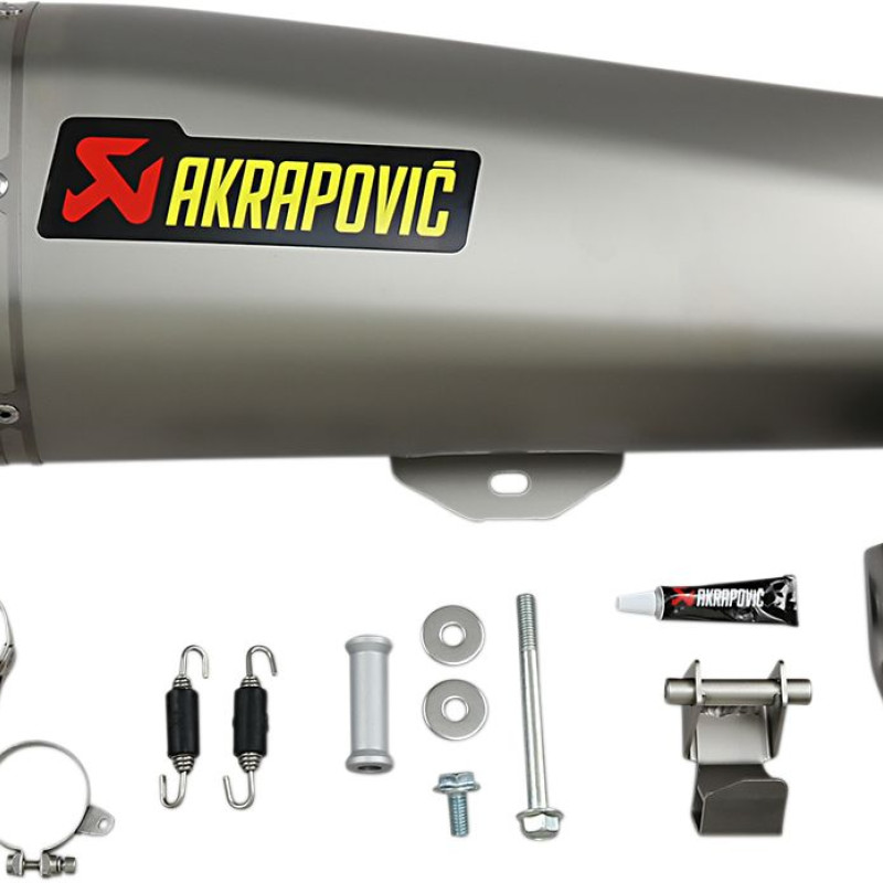 Ponteira Escape Akrapovic Scooter Slip-on Line Gilera