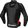 Casaco Alpinestars Missile V4 Airflow Pele Black / White / Fluo Red