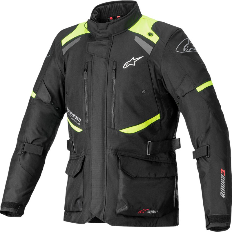 Casaco Alpinestars Andes V3 Drystar Black / Fluo Yellow