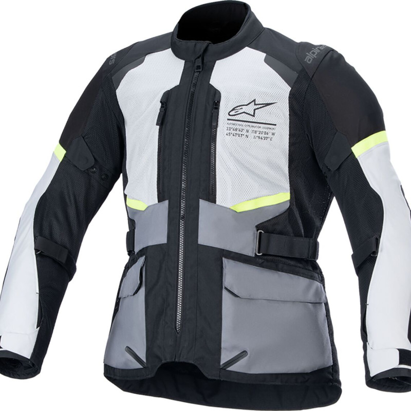 Casaco Alpinestars Andes Air Drystar Ice Gray / Dark Gray / Black