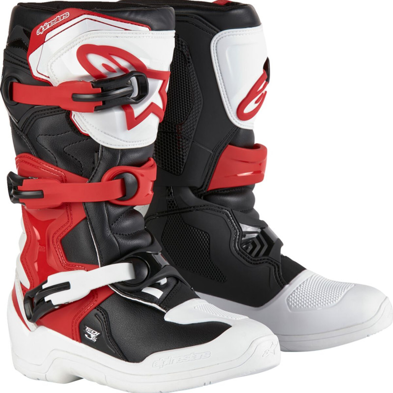 Botas Criança Alpinestars Tech 3S White / Black / Red