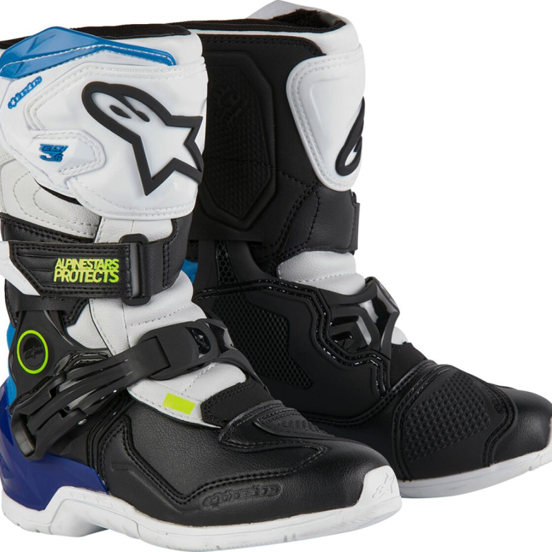 Botas Kids Alpinestars Tech 3S White / Black / Blue