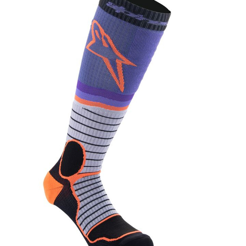 Meias Alpinestars Mx Pro Black / Gray / Purple