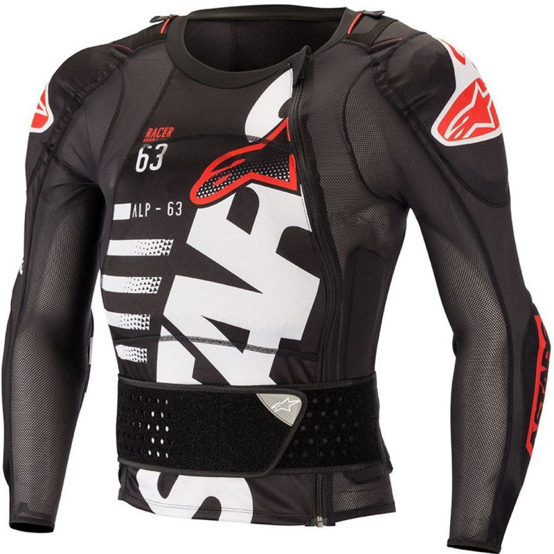 Colete Alpinestars Sequence Long Sleeve Black / White