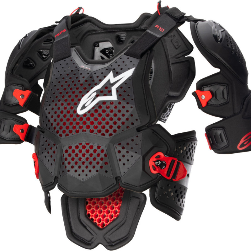 Colete Peitoral Alpinestars A-10 V2 Black / Red