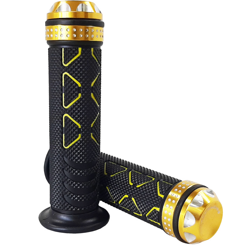 Punhos Estrada Ape Racing Triangle Black / Gold