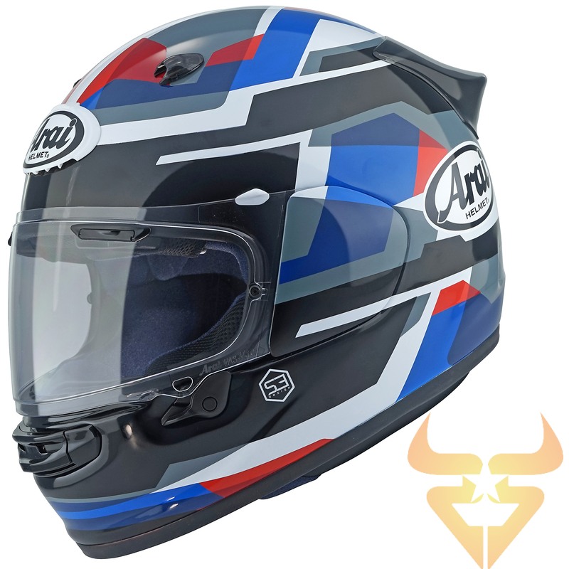 Capacete ARAI Quantic Abstract Blue