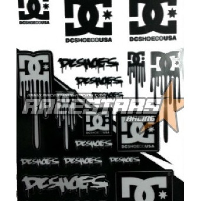 Folha Autocolantes Dc Shoes 30x15