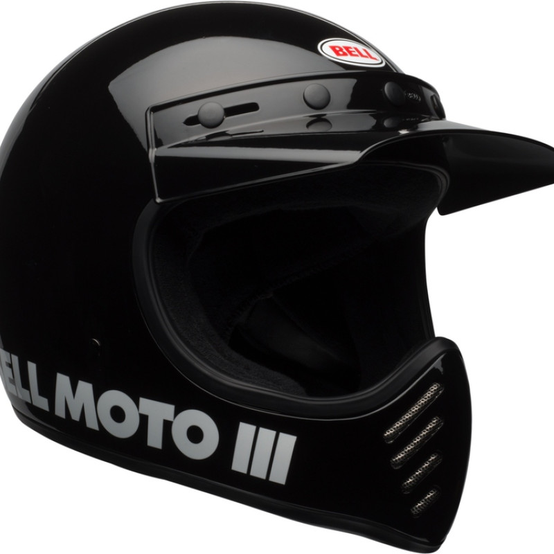 Capacete Bell Moto-3 Classic Gloss Black