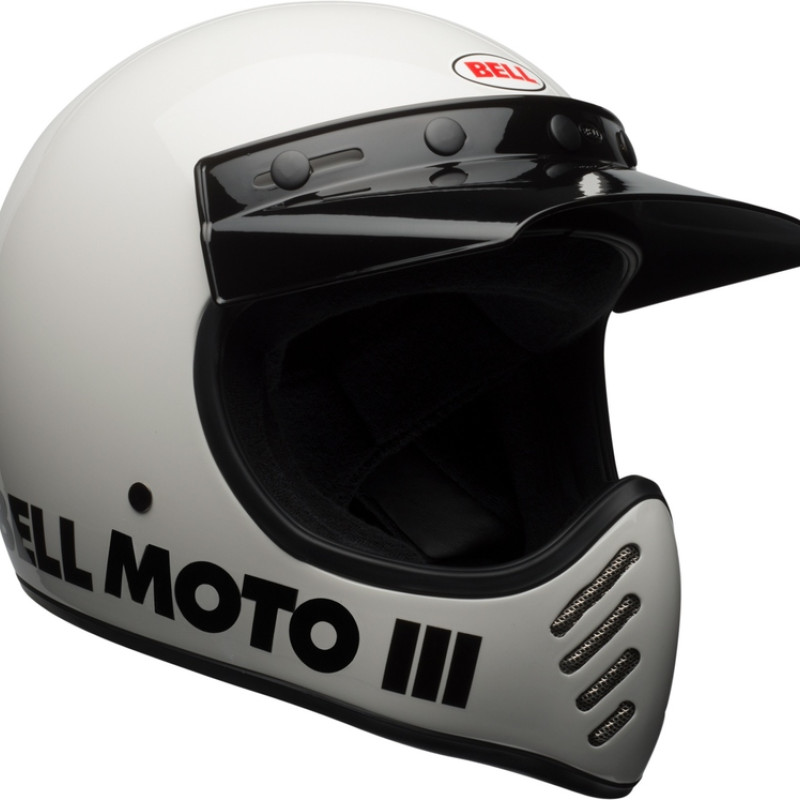 Capacete Bell Moto-3 Classic White