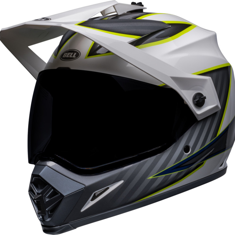 Capacete Bell Mx-9 Adventure Mips Dalton White / Yellow