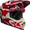 Capacete Bell Moto-9S Flex Ferrandis Méchant Gloss Red / Silver