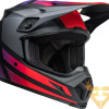 Capacete Bell Mx-9 Mips Alter Ego Gloss Matte Black / Red