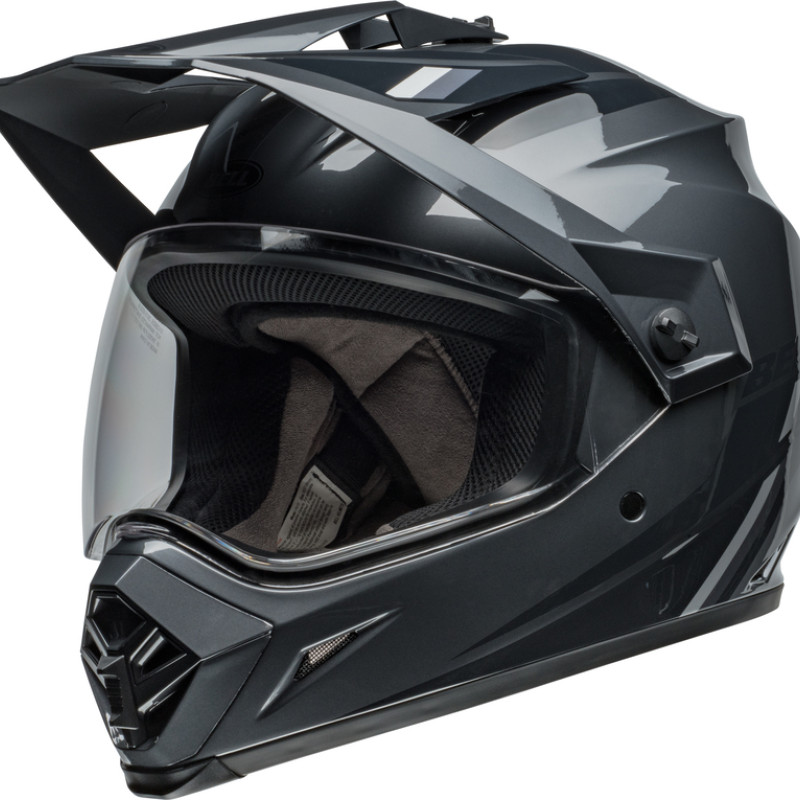 Capacete Bell Mx-9 Adventure Mips Alpine Gloss Charcoal / Silver