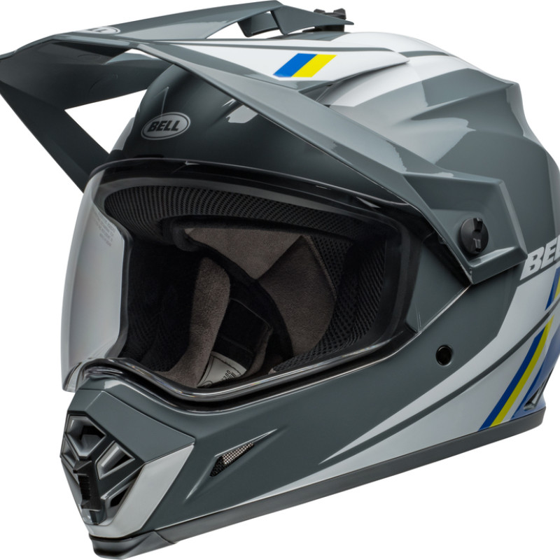 Capacete Bell Mx-9 Adventure Mips Alpine Gloss Gray / Blue