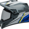 Capacete Bell Mx-9 Adventure Mips Alpine Gloss Gray / Blue