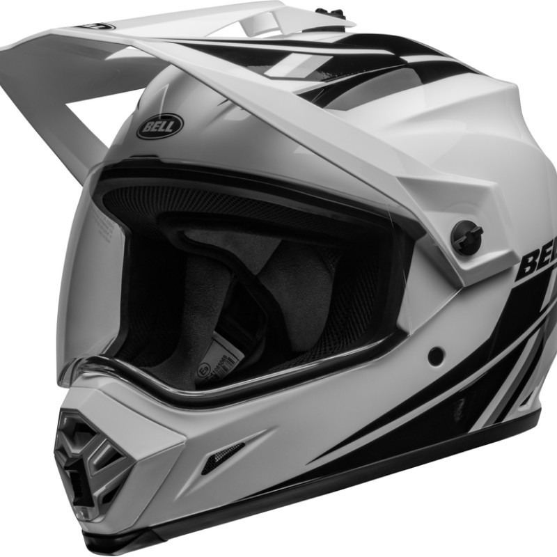 Capacete Bell Mx-9 Adventure Mips Alpine Gloss White / Black