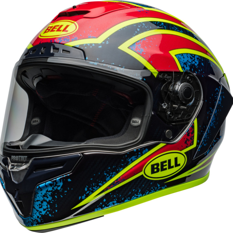 Capacete Bell Race Star DLX Flex Xenon Gloss Red / Silver