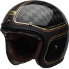 Capacete Bell Custom 500 Carbon RSD Checkmate Matte Gloss Black / Gold