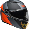 Capacete Bell Lithium Shear Matte Gray / Orange