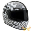 Capacete Bell Eliminator Carbon Deathspray Gloss Black / White / Black