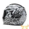 Capacete Bell Eliminator Carbon Deathspray Gloss Black / White / Black