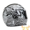 Capacete Bell Eliminator Carbon Deathspray Gloss Black / White / Black