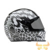 Capacete Bell Eliminator Carbon Deathspray Gloss Black / White / Black