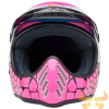 Capacete Bell Moto-3 Deathspray Gloss Pink Purple