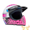 Capacete Bell Moto-3 Deathspray Gloss Pink Purple