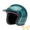 Capacete Bell Custom 500 Steve McQueen Riverside Metallic Green