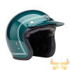 Capacete Bell Custom 500 Steve McQueen Riverside Metallic Green