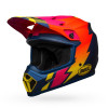 Capacete Bell Mx-9 Mips Strike Azul / Laranja / Rosa