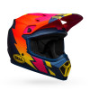 Capacete Bell Mx-9 Mips Strike Azul / Laranja / Rosa