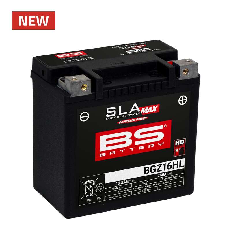 Bateria Bs Battery BGZ16HL Sla Max