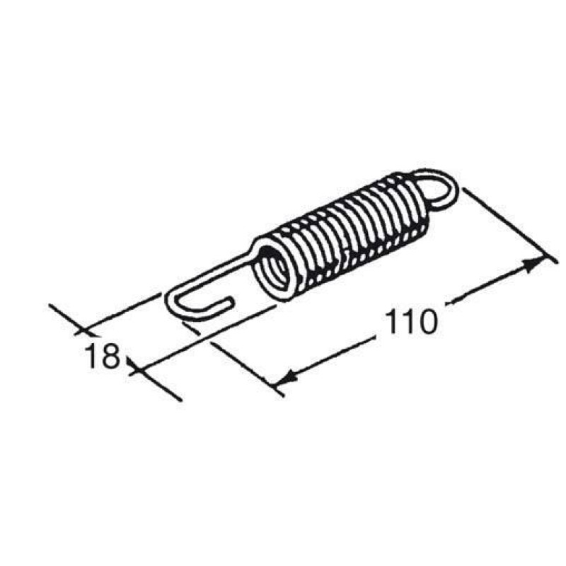 Mola para Descanso Lateral Buzzetti 110mm