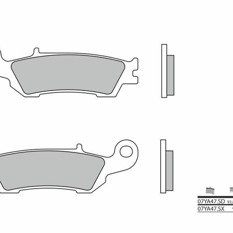 Pastilhas Travão Frente Brembo Fantic