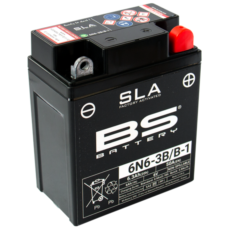 Bateria Bs Battery 6n6-3b Sla