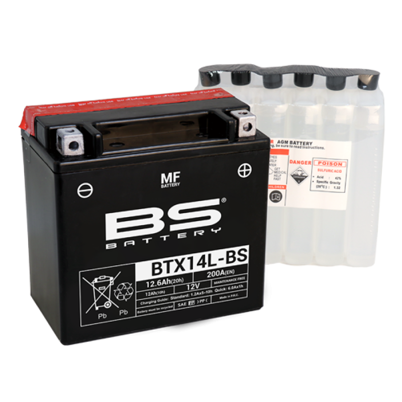 Bateria Bs Battery BTX14L-BS