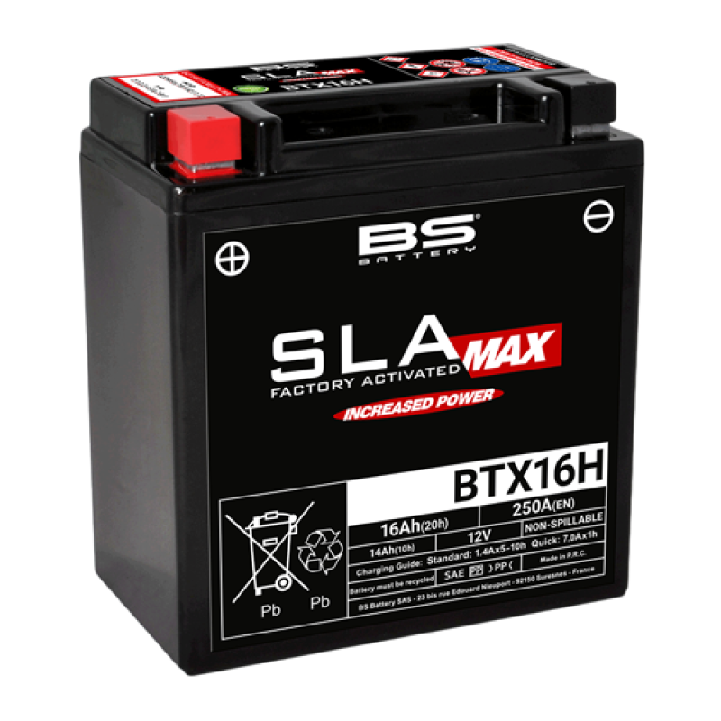 Bateria Bs Battery BTX16H SLA MAX