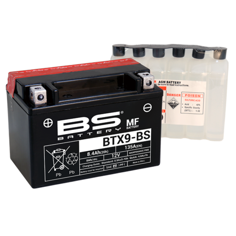 Bateria Bs Battery BTX9-BS