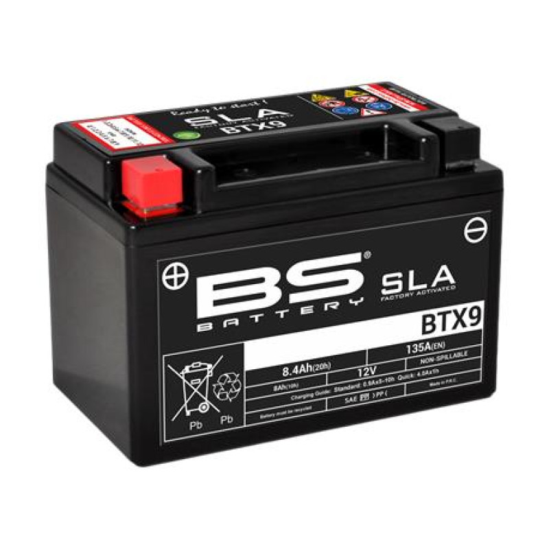 Bateria Bs Battery Btx9 Sla