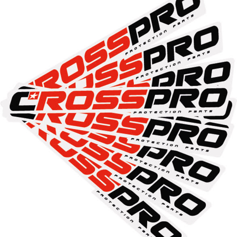 Autocolante Crosspro 190x20mm (10 Unidades)