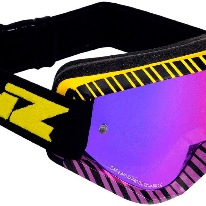 Oculos HZ "GRID" Roxo/Amarelo Hz Goggles