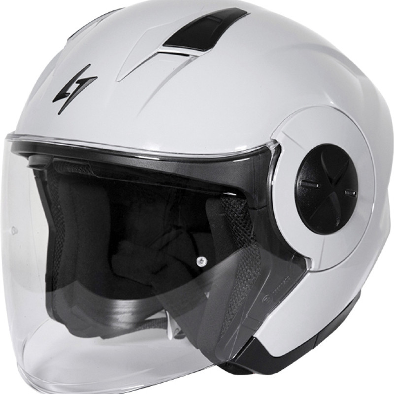 Capacete Jet TREND Branco Perola Stormer