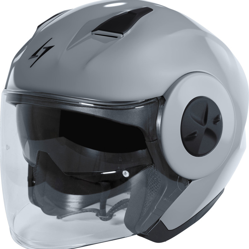 Capacete Jet TREND Cinza Nardo Stormer