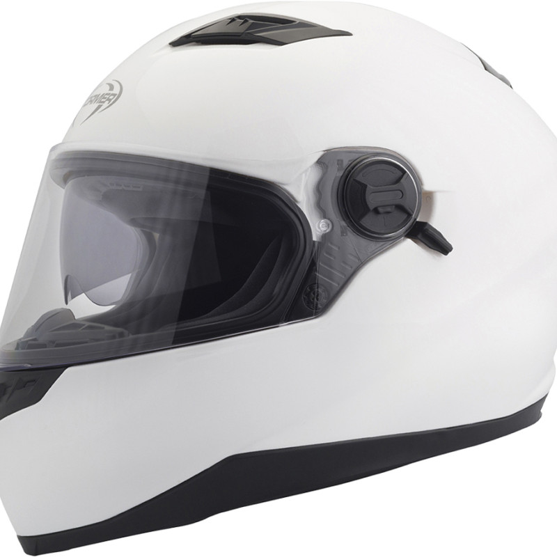 Capacete Integral PUSHER SOLID Branco Stormer