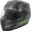 Capacete Integral SWIFT SHADE Preto / Verde Metal Mate Stormer