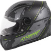 Capacete Integral SWIFT SHADE Preto / Verde Metal Mate Stormer