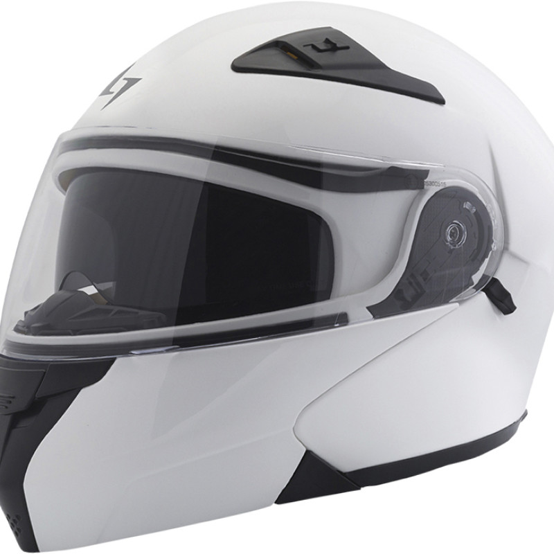 Capacete Modular TURN SOLID Branco Stormer